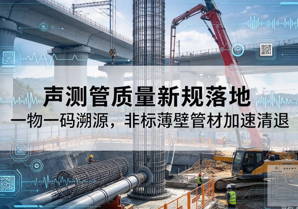贾汪声测管质量新规落地，一物一码溯源，非标薄壁管材加速清退